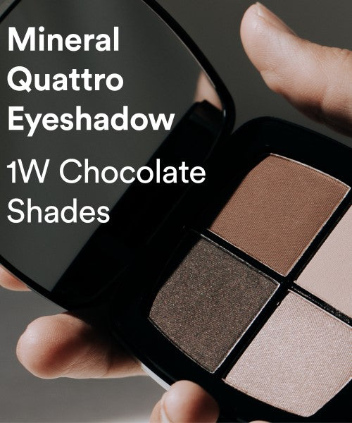 Mineral Quattro Eyeshadow - Chocolate Shades