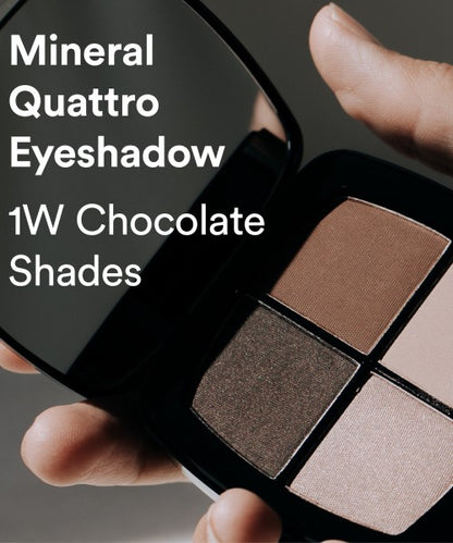 Mineral Quattro Eyeshadow - Chocolate Shades